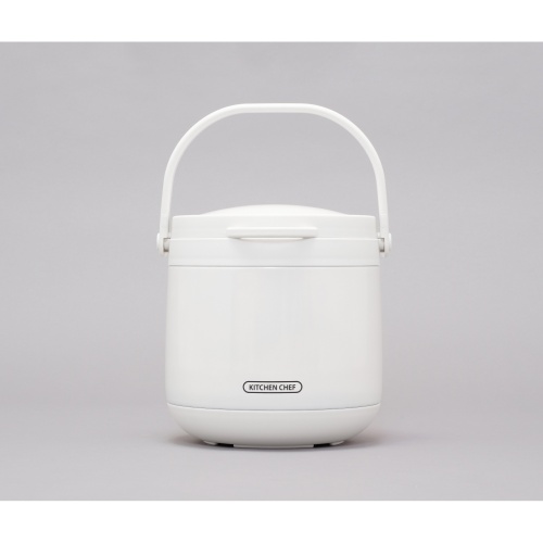 【アイリスオーヤマ】ダブル真空保温調理鍋　おまかせさん　４．５Ｌ　ホワイト メイン画像
