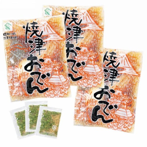 【静岡県】焼津おでんセット　（黒はんぺん、なると巻等７種）３袋 メイン画像