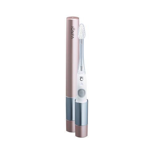 【アイオニック】イオン電動歯ブラシ　キスユー　ＩＯＮＰＡ　ピンクゴールド　乾電池式 メイン画像