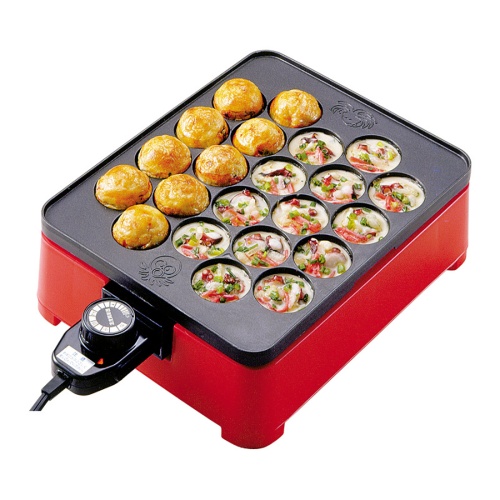 Made in TSUBAME着脱式角型電気たこ焼き器２２穴 画像3