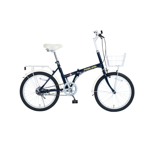 20型折畳自転車 シンプルスタイル H20BS　(ﾗｲﾄ・ｶｷﾞ付) メイン画像