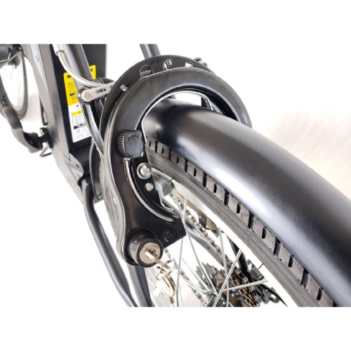 SUISUI 20インチ電動アシスト折畳み自転車 6段変速ブラック 画像4