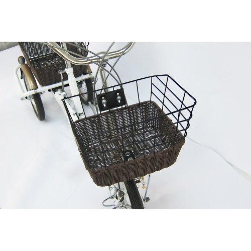 【ミムゴ】ロータイプ三輪自転車　ホワイト 画像3