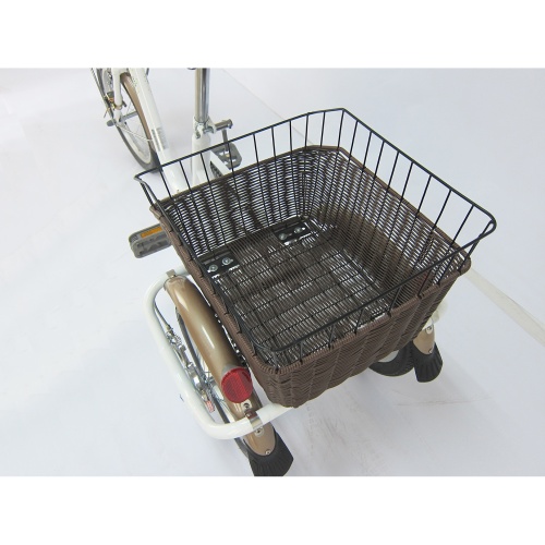 【ミムゴ】ロータイプ三輪自転車　ホワイト 画像4