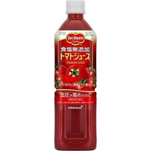 【デルモンテ】食塩無添加トマトジュース　900gPET　12本入 メイン画像