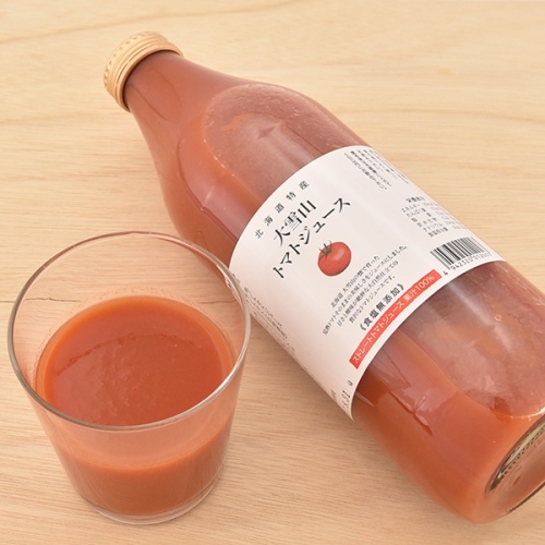 大雪山トマトジュース(無塩)　1000ml　6本　北海道産の2020年完熟トマトを使用！ 画像3