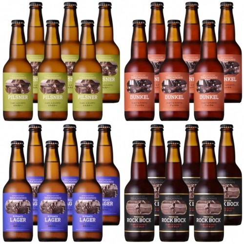 クラフトビール「八ヶ岳ビール タッチダウン」4種24本飲み比べ メイン画像