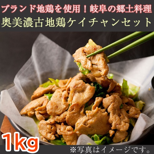 奥美濃古地鶏ケイチャンセット　1kg（200g×5袋）（G-KEI-A）